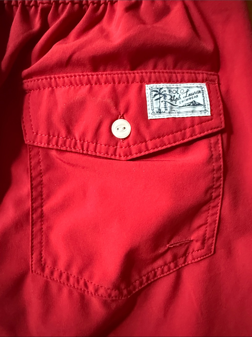 Red Ralph Lauren Swim Trunks - Picture 5 of 5